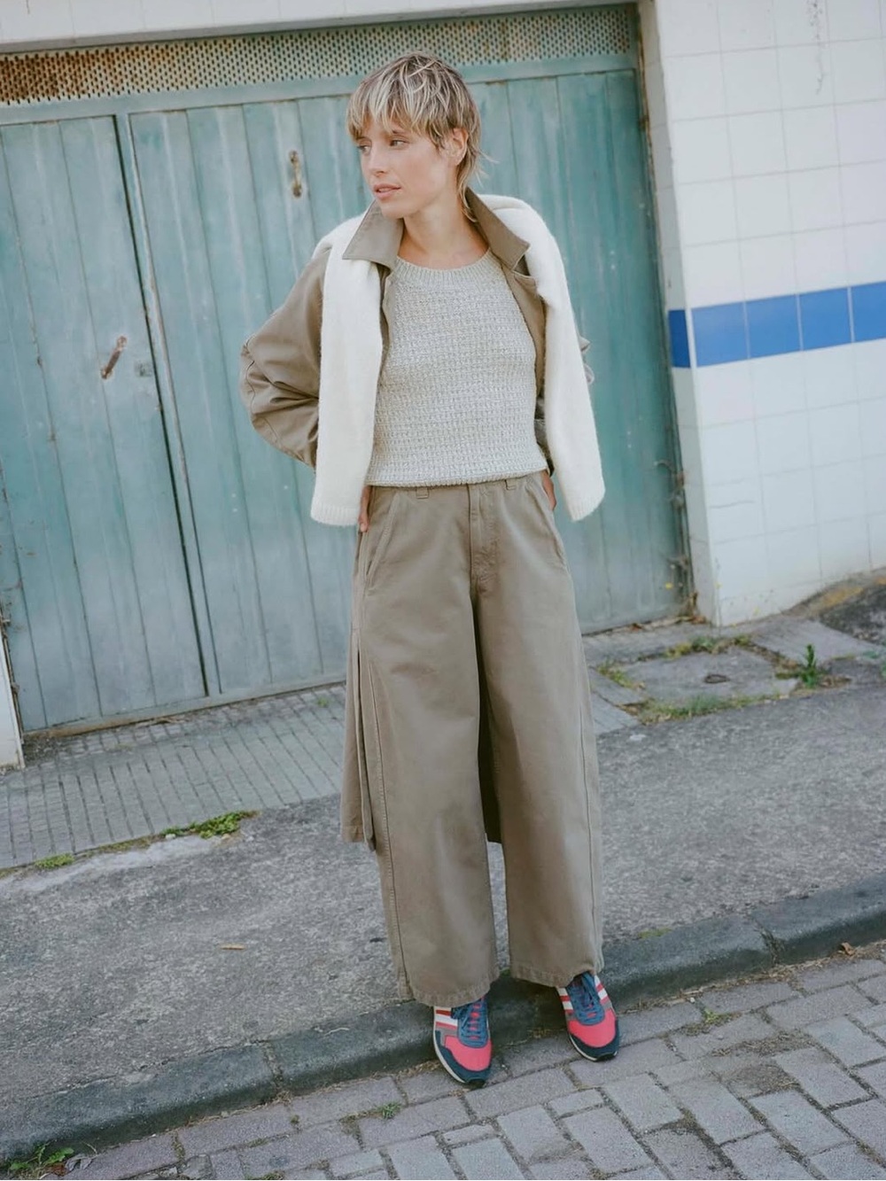 Ozma wide leg chino